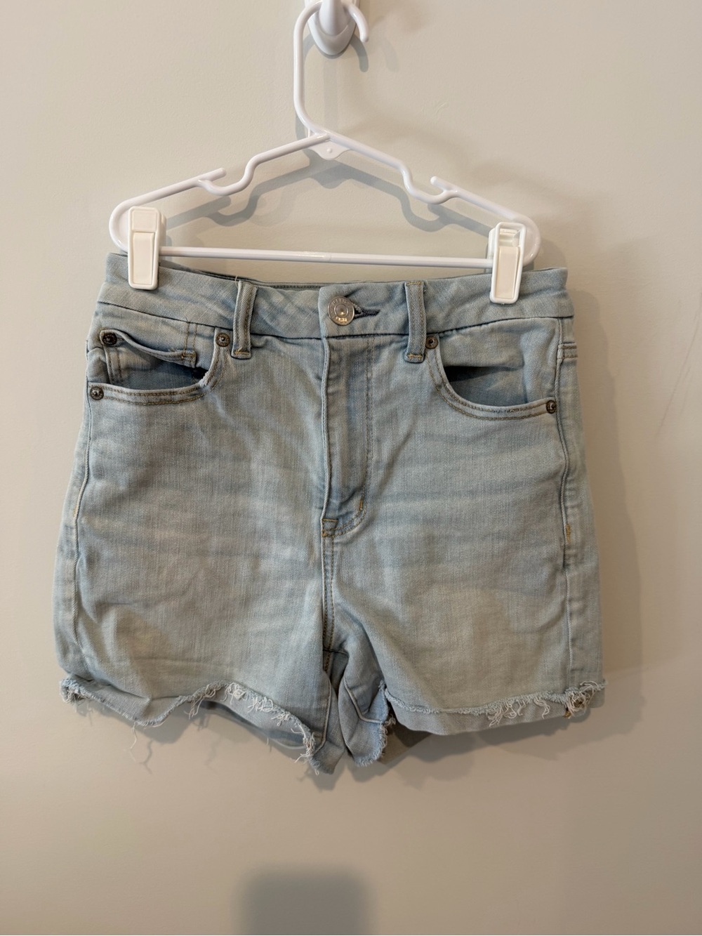 American Eagle Outfitters Light Blue Denim Jean Shorts